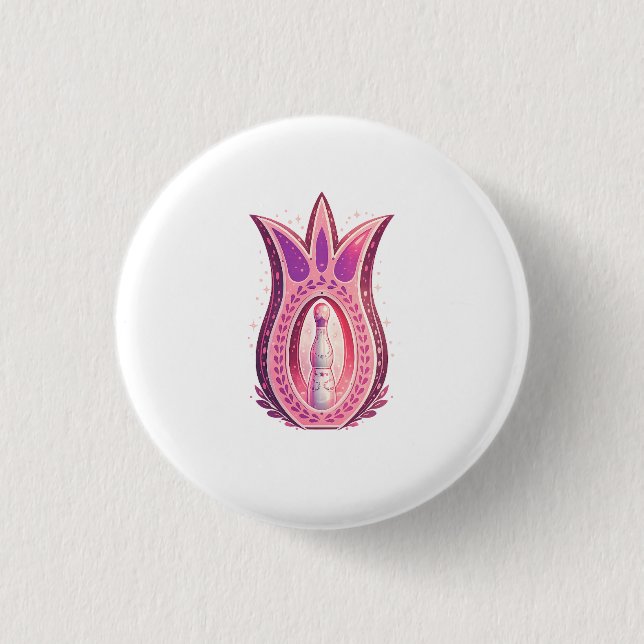 Decorative 3 Cm Round Badge (Front)