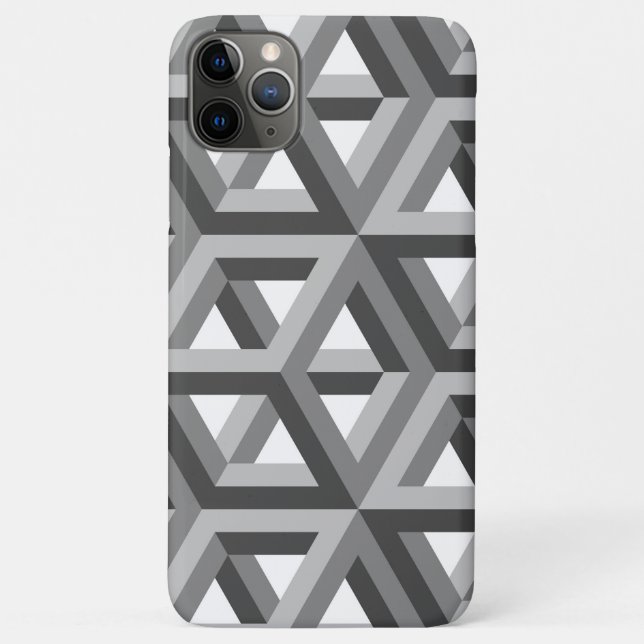 Decorative 3D Hexagons Pattern Case-Mate iPhone Case (Back)