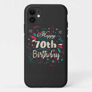 Decorative 70th Birthday Case-Mate iPhone Case