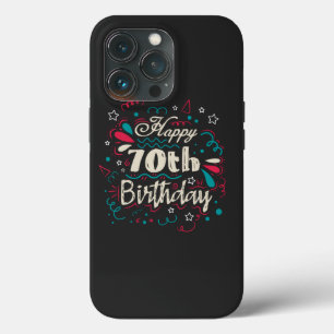Decorative 70th Birthday iPhone 13 Pro Case