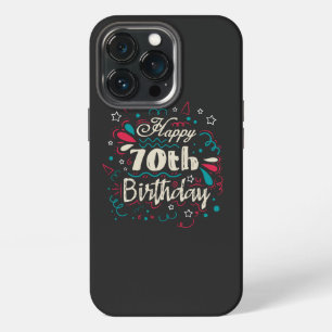 Decorative 70th Birthday iPhone 13 Pro Case