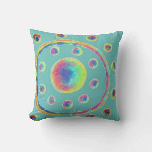 Decorative Abstract Art Cushion (Front)