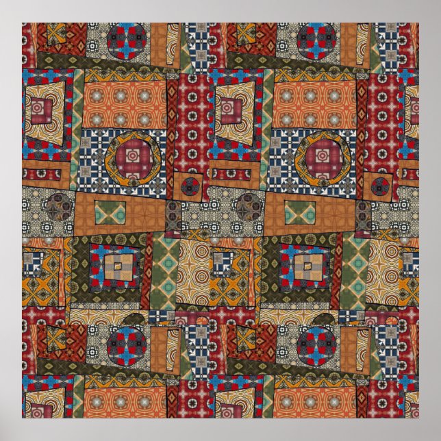 Decorative Abstract Designer Poster (Front)