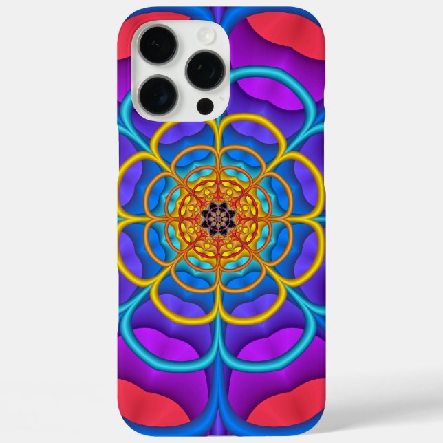 Decorative abstract Flower shape Case-Mate iPhone Case (Back)