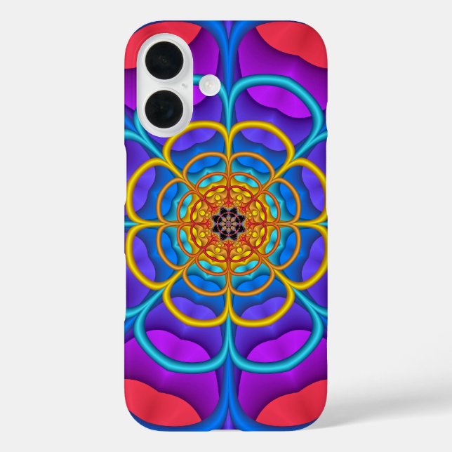 Decorative abstract Flower shape Case-Mate iPhone Case (Back)