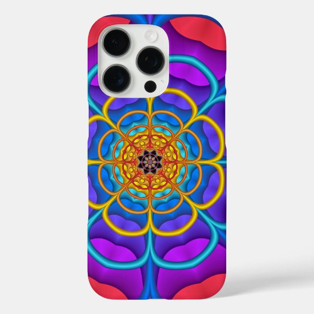 Decorative abstract Flower shape Case-Mate iPhone Case (Back)