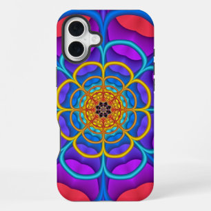 Decorative abstract Flower shape iPhone 16 Plus Case