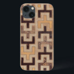 Decorative African Mudcloth Pattern iPhone 13 Case<br><div class="desc">Decorative African mudcloth pattern by Norman Wyatt Jr. featuring geometric shapes that seem to fit together. Fans of Tetris or geometric shapes should make this purchase today!</div>