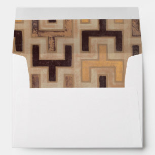 Decorative African Mudcloth Pattern Envelope