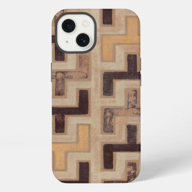 Decorative African Mudcloth Pattern iPhone Case (Back)