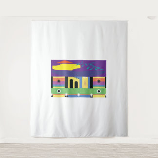 Decorative and Bold Maximalist Design for Artists Tapestry