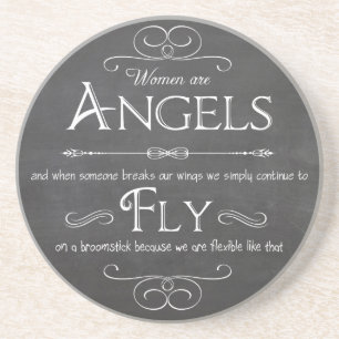 Decorative and Functional Coaster-Women Are Angels Coaster