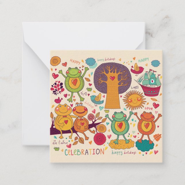 Decorative Animals Card (Front)