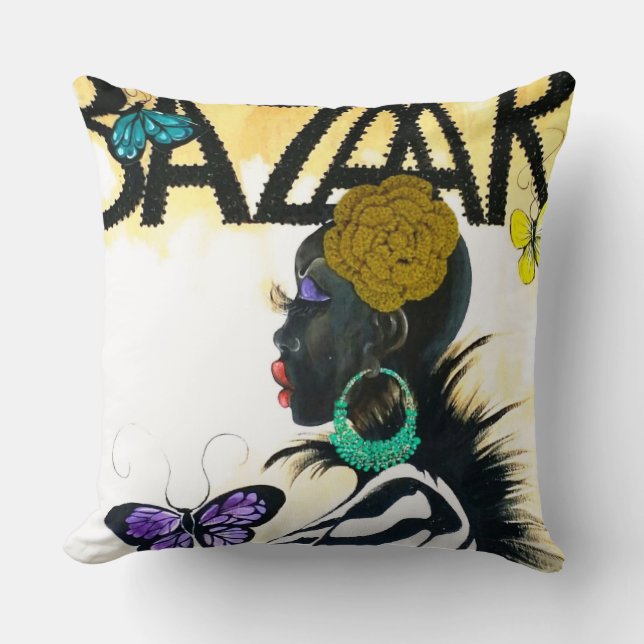 Decorative Art Pillows by Artist Yvette Crocker (Front)