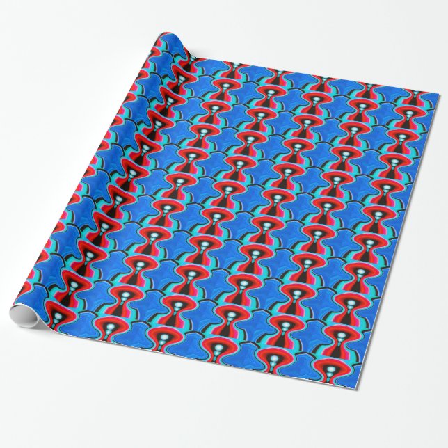 Decorative art wrapping paper (Unrolled)