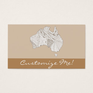 Decorative Australia Map Art