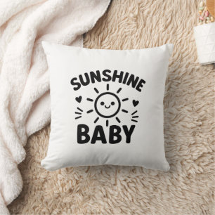 Decorative baby sunshine cushion
