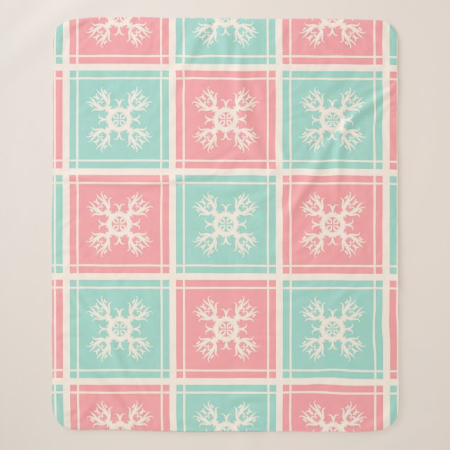 Decorative background with seamless elementsabstra sherpa blanket (Front)