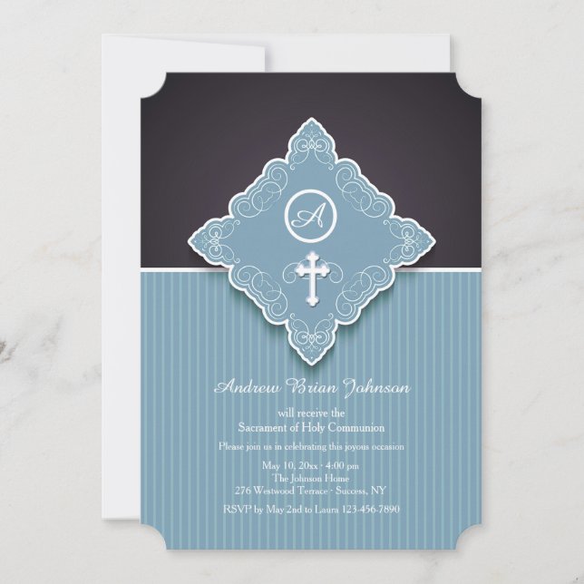 Decorative Badge Invitation (Front)