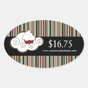 Decorative Bakery Price Tag Stickers