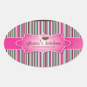 Decorative Bakery Price Tag Stickers