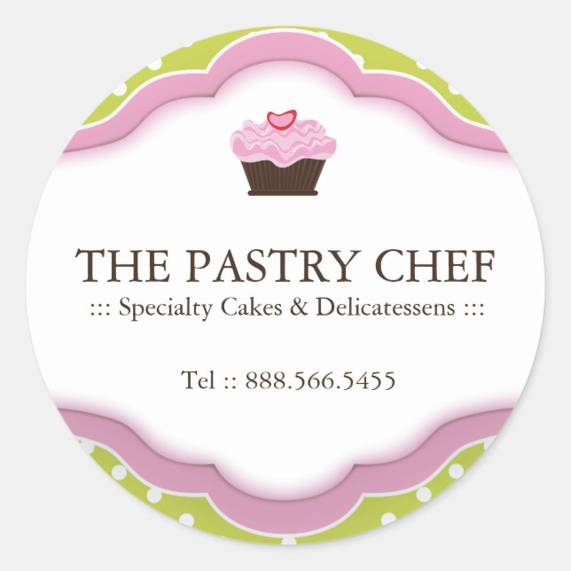 Decorative Bakery Stickers (Front)
