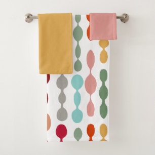 Decorative Barbells Bath Towel Set
