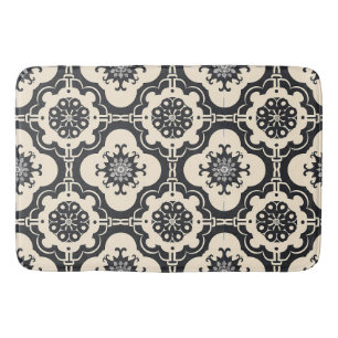 Decorative Baroque Arabesque pattern Bath Mat