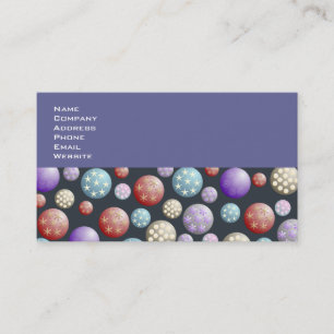 Decorative Beads Pattern Business Card