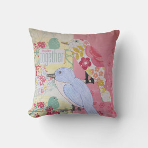 Decorative Bird Art Pillow