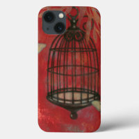 Decorative Birdcage with Butterflies