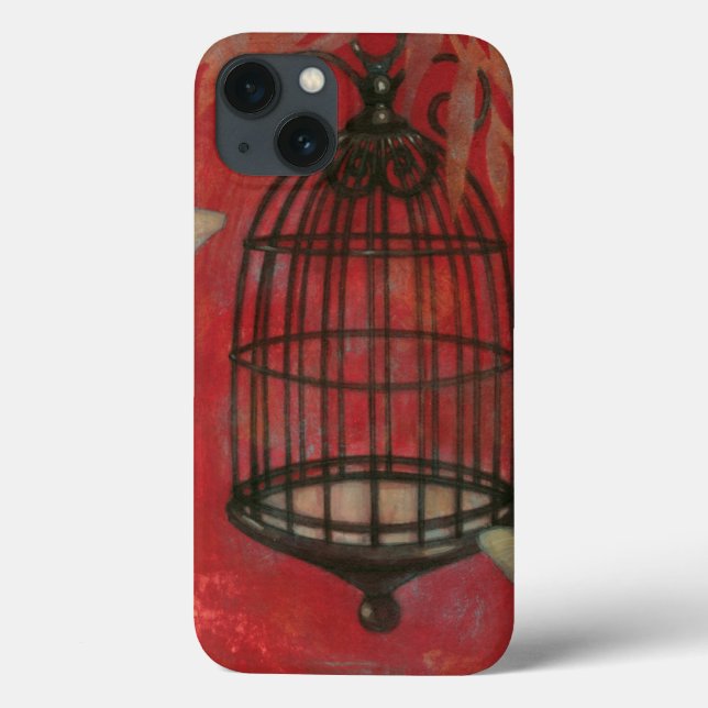 Decorative Birdcage with Butterflies Case-Mate iPhone Case (Back)