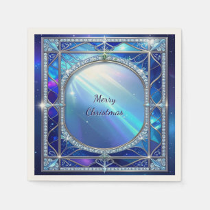Decorative Blue Napkin