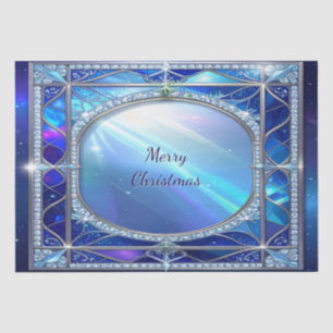 Decorative Blue Tissue Paper