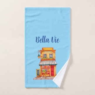 decorative bookstore kitchen, hand towels