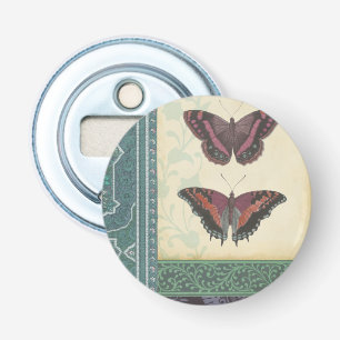 Decorative Butterfly Brocade by Vision Studio Bottle Opener