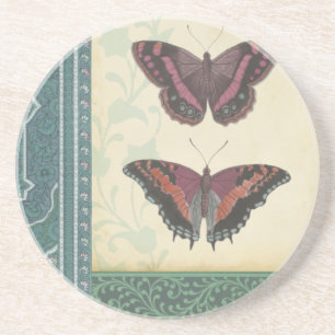 Decorative Butterfly Brocade by Vision Studio Coaster