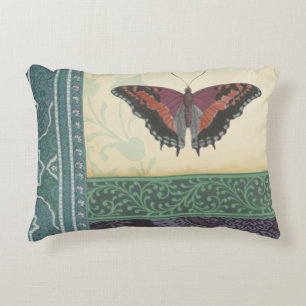 Decorative Butterfly Brocade by Vision Studio Decorative Cushion