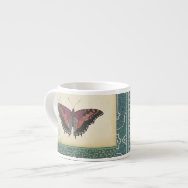 Decorative Butterfly Brocade by Vision Studio Espresso Cup (Front Left)