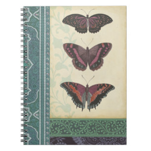 Decorative Butterfly Brocade by Vision Studio Notebook