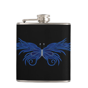 Decorative Butterfly Flask