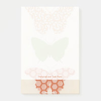 Decorative Butterfly Patterns on Cream Background