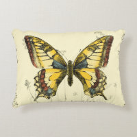 Decorative Butterfly with Wildflowers