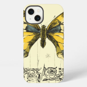 Decorative Butterfly with Wildflowers iPhone 13 Case