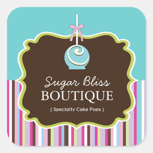 Decorative Cake Pop Stickers (Front)