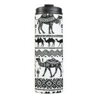 Decorative Camels Seamless Pattern Design