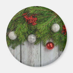 Decorative Christmas Backdrop Magnet