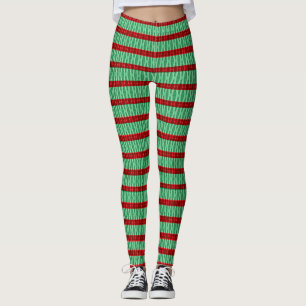 Decorative Christmas Cheer Elf Spirit Leggings