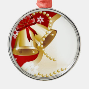 Decorative Christmas Gold Bells Metal Tree Decoration