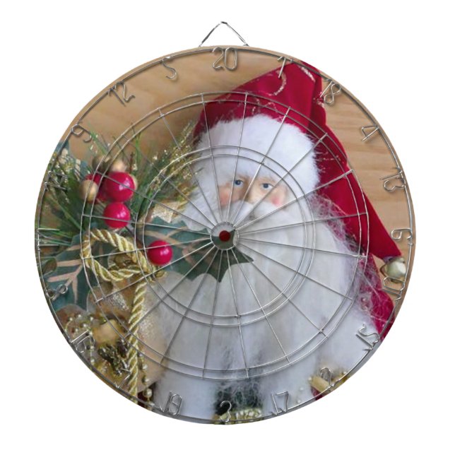DECORATIVE CHRISTMAS SANTA DARTBOARD (Front)